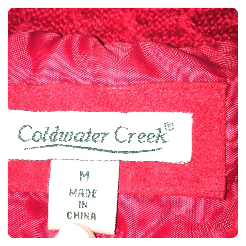 Leather shell  with button closure jacket